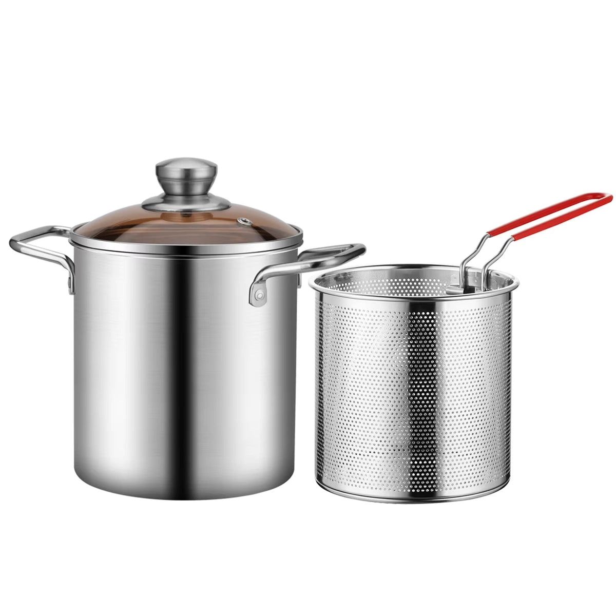 Deep Fryer Pot 1200ml Stainless Steel
