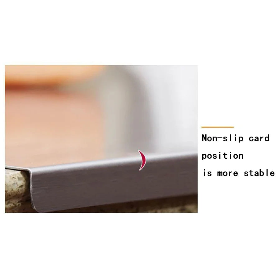 L-shaped folding chopping board stainless steel