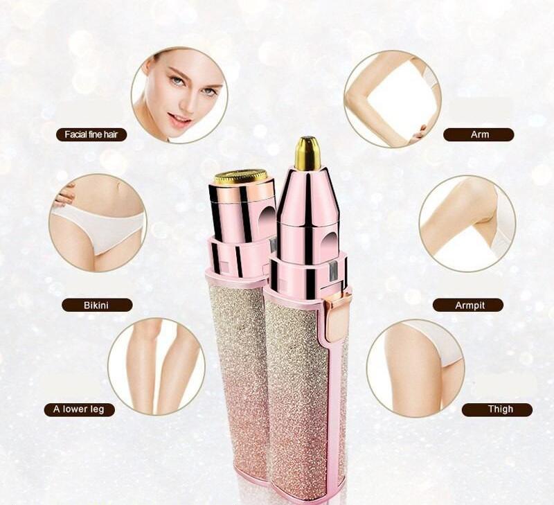 2 in 1 Portable Facial Body Hair Removal