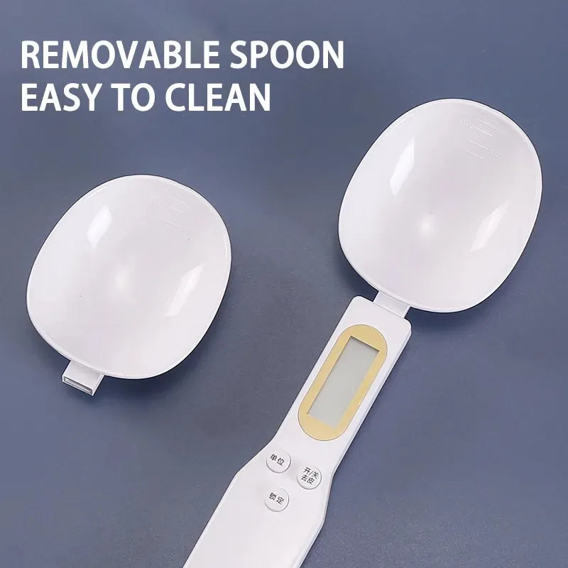 500g/0.1g Portable LCD Digital Kitchen Scale Measuring Spoon
