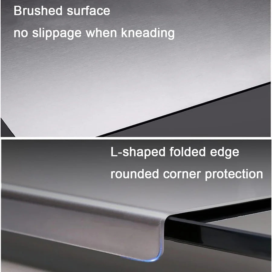 "Premium Stainless Steel Cutting Board + Free Knife Sharpener"
