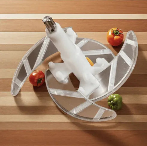 stainless steel push chopper
