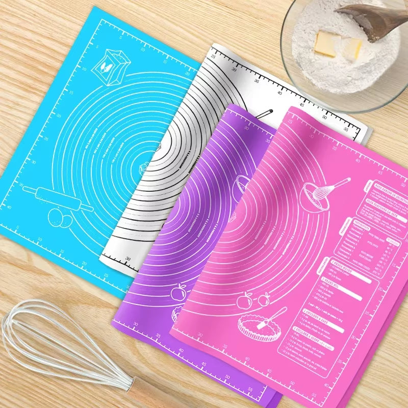 60cm Silicone Pad Baking Mat Sheet Kneading Dough Mat for Kitchen