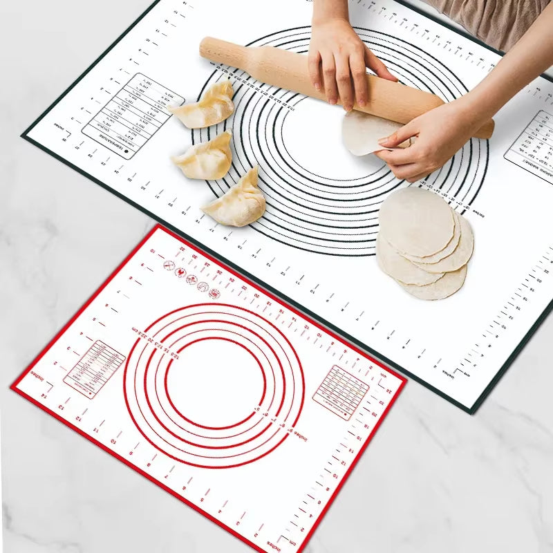 60cm Silicone Pad Baking Mat Sheet Kneading Dough Mat for Kitchen