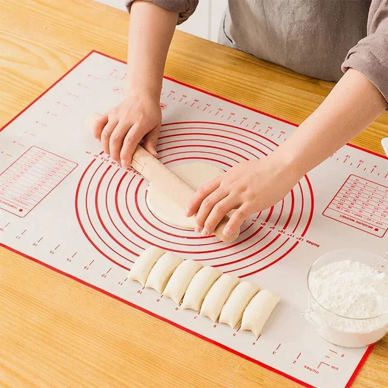 60cm Silicone Pad Baking Mat Sheet Kneading Dough Mat for Kitchen