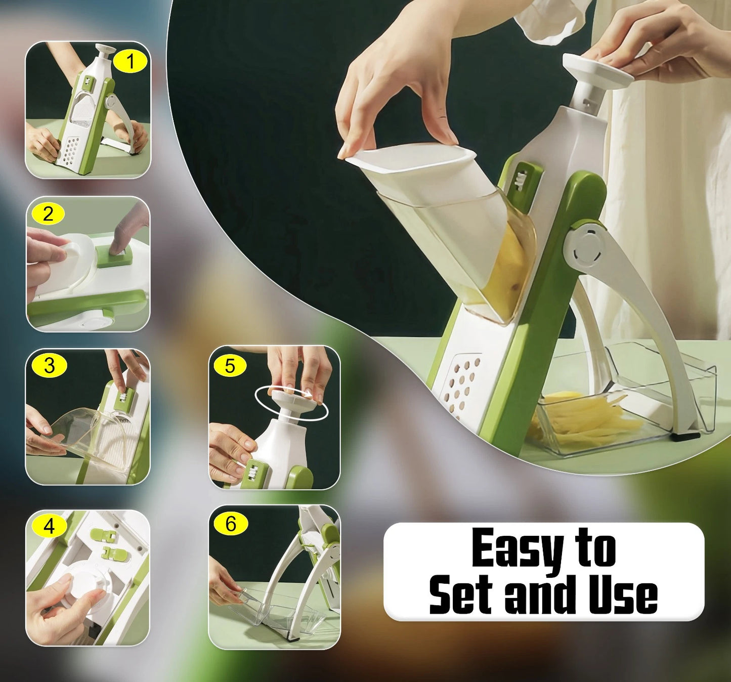 Professional Mandoline Food Slicer
